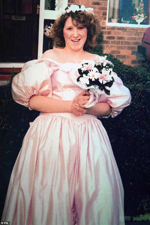 Suzanne (pictured, as a bridesmaid) was subjected to horrific torture and set alight. She died from the injuries sustained