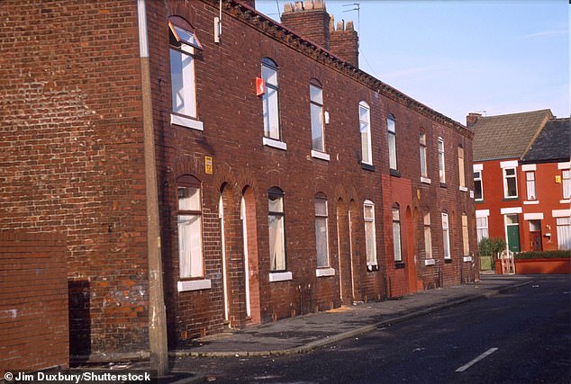Pictured: On this street was one of the two houses where Suzanne Capper was tortured before being killed