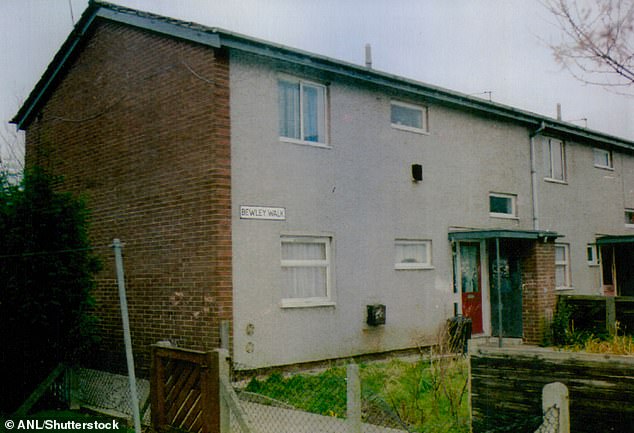 Pictured: This is the house where Suzanne lived in Moston. She was brutally murdered after days of torture
