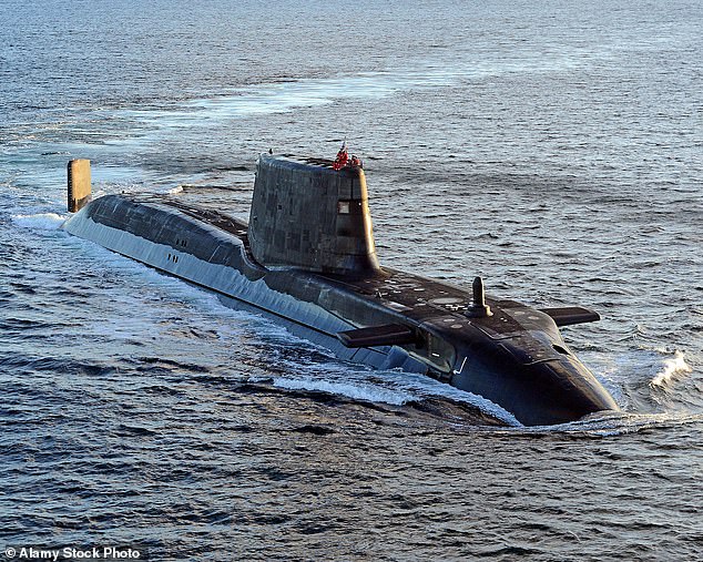 HM Naval Base Clyde is home to four Trident-armed ballistic missile submarines and the Navy's seven Astute-class nuclear-powered submarines, including HMS Ambush (pictured)