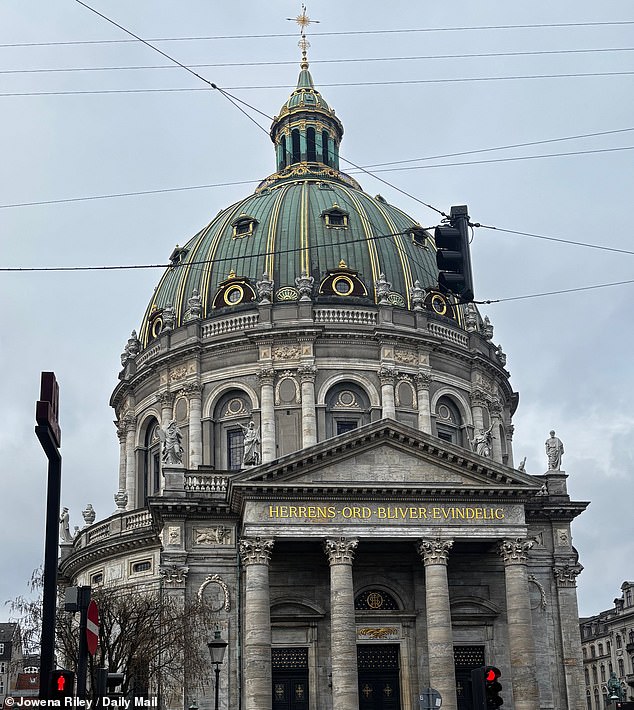 The walk from the Designmuseum to the metro offers plenty of iconic attractions to marvel at, including the magnificent Frederik's Church (pictured)