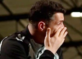 Ex-Arsenal hardman breaks down in tears during emotional interview as he pays tribute to his hardworking parents
