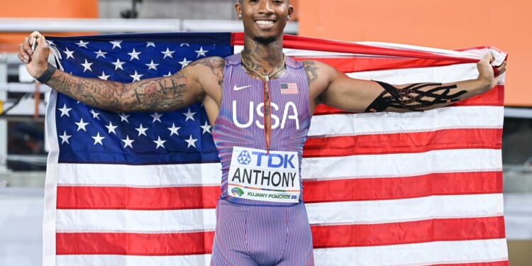 World sprint sensation wins gold medal despite blood clot 'the size of a soccer ball' after freak botched drug test