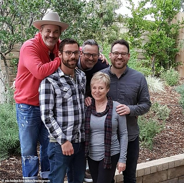 'We are heartbroken to share the passing of our brother and son, Nicholas Brendon. He passed in his sleep of natural causes,' his loved ones said in an statement on Friday, sharing a family photo