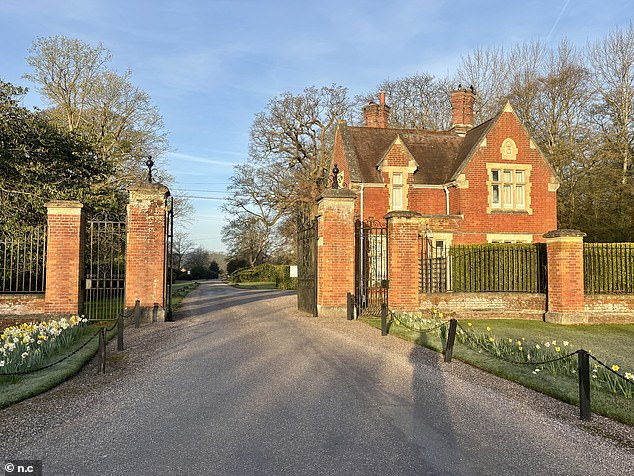 The building is described a 'Grade II Listed Office Building but with modern finishes, fibre connectivity, set within the landscaped grounds of Bagshot Park'