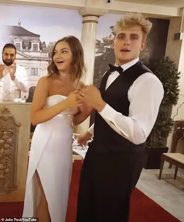 In 2017 Jake Paul filmed himself 'marrying' fellow vlogger Erika Costell in Las Vegas. He later confessed it was a stunt and they weren't even in a relationship