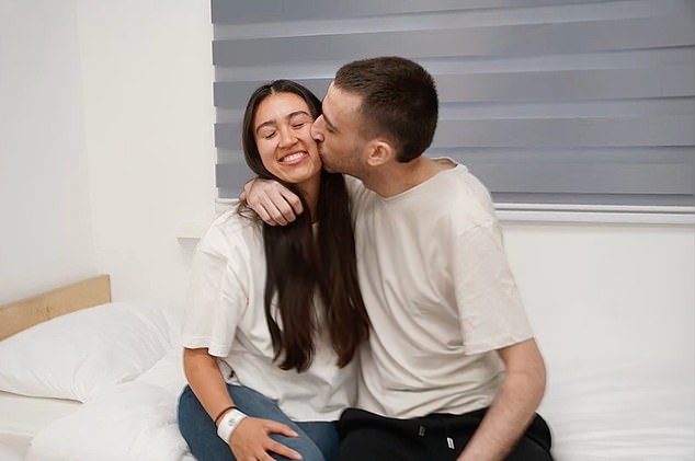 Rescued hostage Noa Argamani (left) was seen reunited with her sweetheart Avinatan Or (right) last October