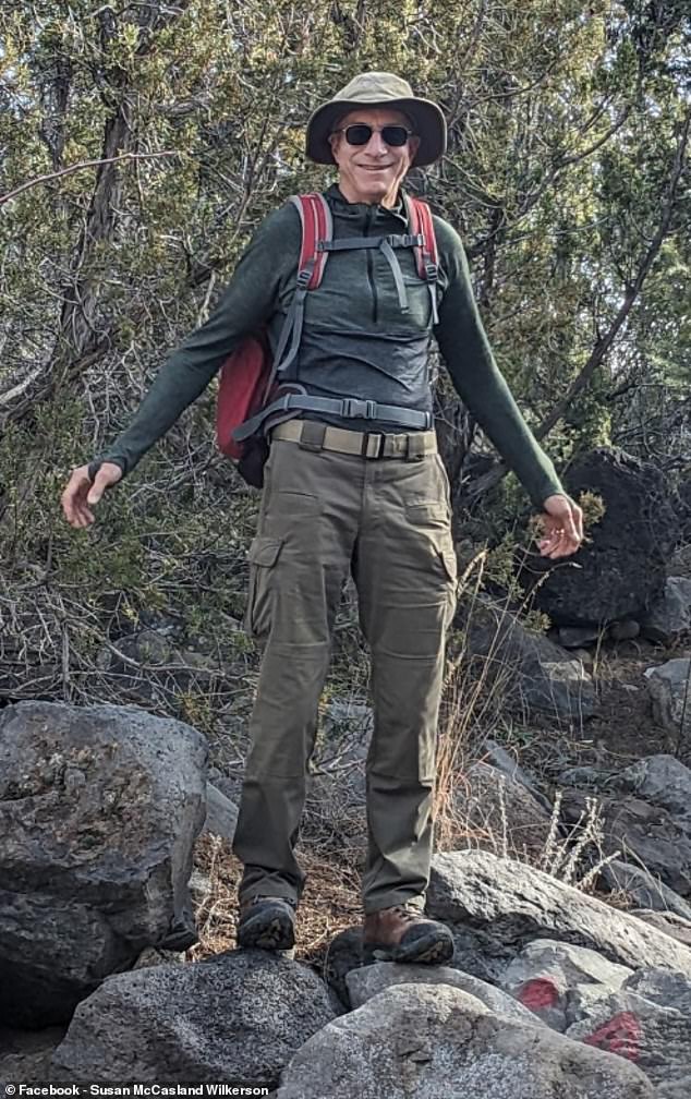 Sheriff John Allen said a Silver Alert was issued for McCasland (pictured) after reports of a 'mental fog' in the months before