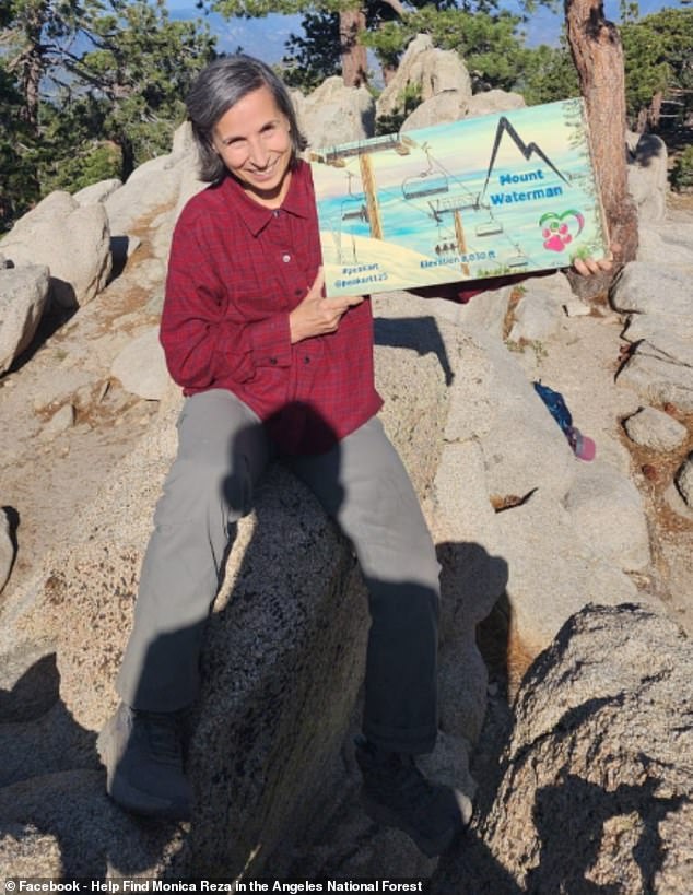 This photo shared on Facebook was taken of Reza in the hours before she went missing