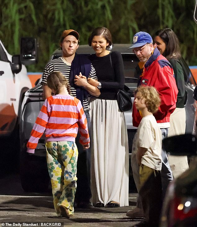 Zendaya and Holland couldn't resist putting on a loved-up display any chance they got