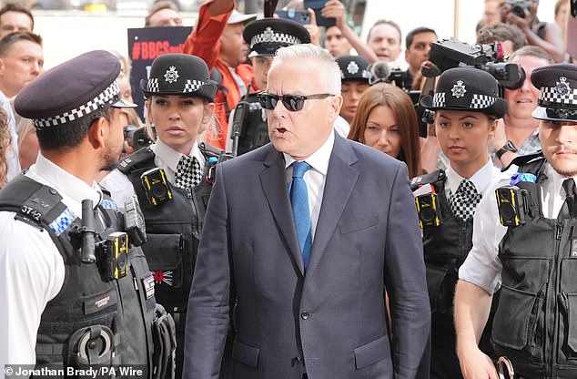 Edwards arriving at Westminster Magistrates' Court, London, in July 2024