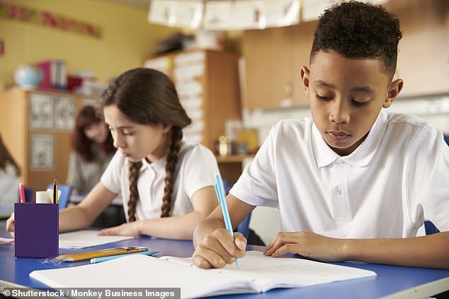 The landmark review found children from many ethnic minorities do as well or better at school than white pupils, who often performed the lowest (Stock image)