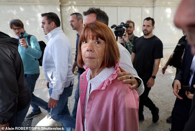 Pelicot leaves court surrounded by press - she waived her right to anonymity