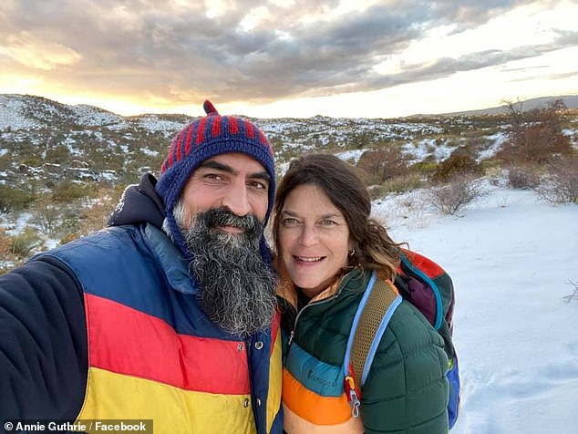 Nancy's family issued a statement during a local news broadcast, breaking down the case on Friday. Pictured above is Annie Guthrie, Nancy's daughter, and her husband, Tommaso Cioni