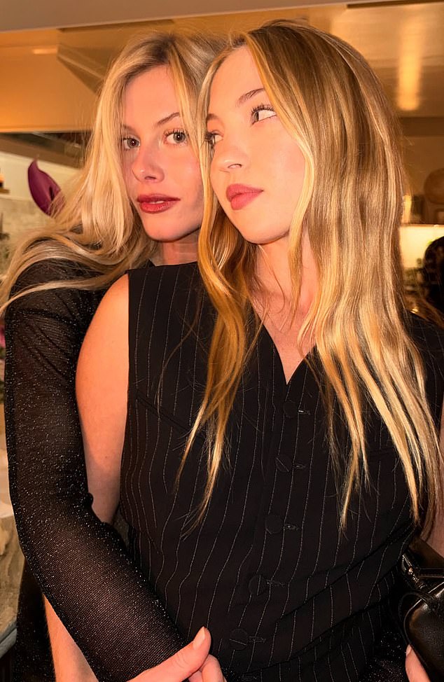 Lady Lola Bute (left) and Lila Moss (right) spent a night out together after both breaking up with their respective boyfriends