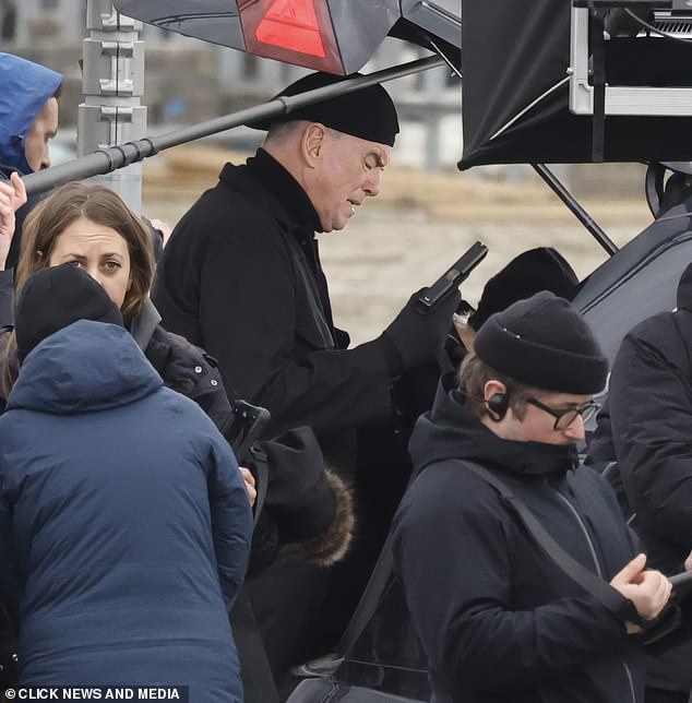 Former 007 Brosnan once had a 'license to kill' as James Bond, but it now appears the Irish actor is a little out of practice when it comes to wielding a handgun