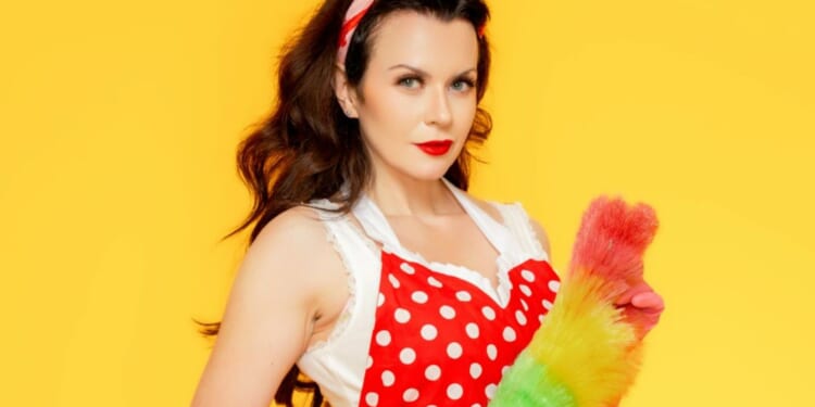 I make a fortune as a raunchy CLEANER with men flooding my DMs begging me to vacuum with my trusty Henry Hoover