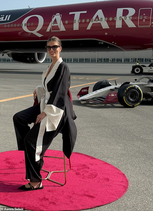 Last year, the talented designer tried her hand at plane exteriors for Qatar Airways