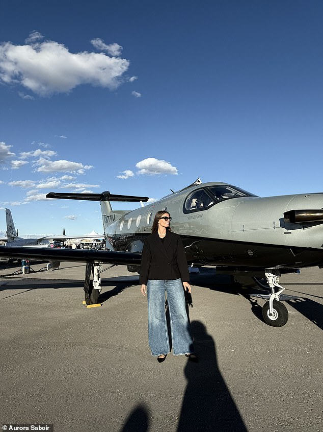 Saboir says 'the sky is the limit' for how comfortable and elegant she can make a small jet feel