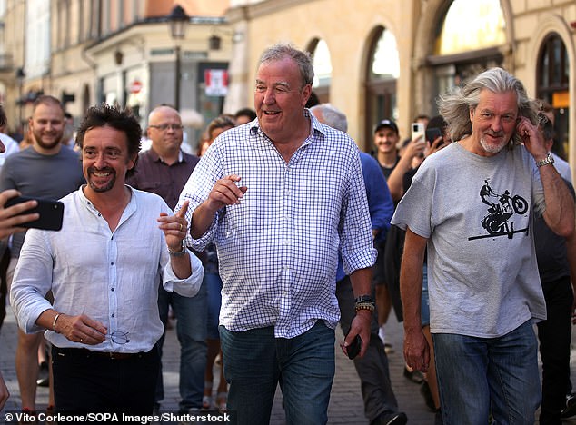 Richard recalled how 'funny' the trio were and revealed they are exactly the same as how fans saw them on screen (trio pictured in 2022)