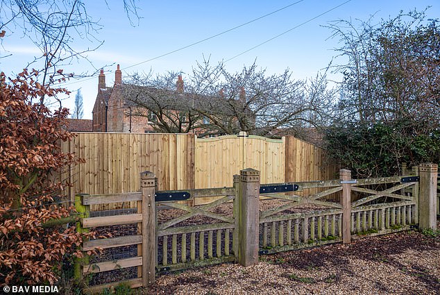 Marsh Farm is now surrounded by new fences and other security such as CCTV ahead of Andrew's move