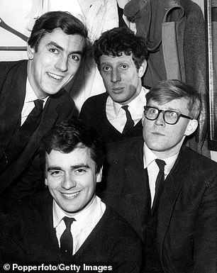 The four members of the anti-establishment revue 'Beyond the Fringe'