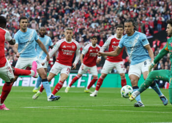 Fans stunned as Man City backup James Trafford pulls off miraculous TRIPLE save to deny Arsenal in Carabao Cup final
