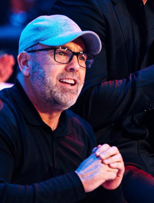 Last June, Daniel, 48, and his father were spotted sitting openly in the white VIP seats at the front of a crowd of 6,000 at Dubai's Coca-Cola Arena, doing little to obscure themselves