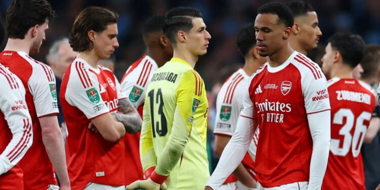 Fans convinced Arsenal could bottle Premier League title AGAIN after Carabao Cup final heartbreak