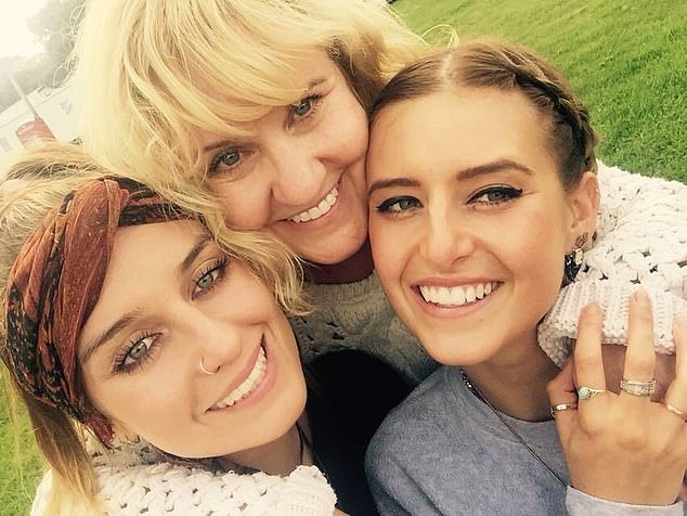 Ms Storr's parents flew out to Riyadh two months ago to be with daughter Laura (left) and spending most nights sleeping on a futon or chair in their daughter's hospital room