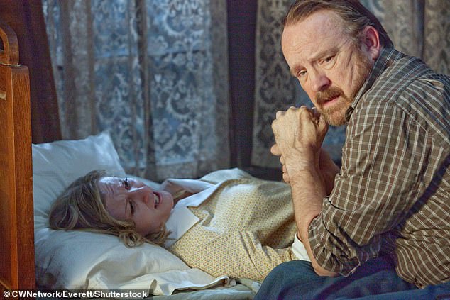 Her Supernatural co-star Jim Beaver - who played her husband on the show - confirmed her death on Sunday; The two are seen in a 2010 still from the show