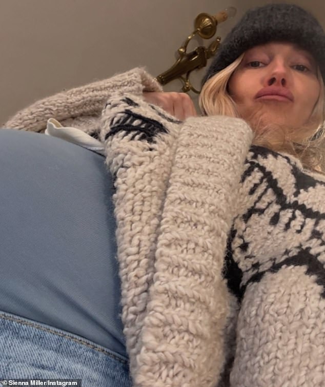Ahead of the beauty reveal, Sienna returned to Instagram for the first time since 2017 to showcase her growing baby bump
