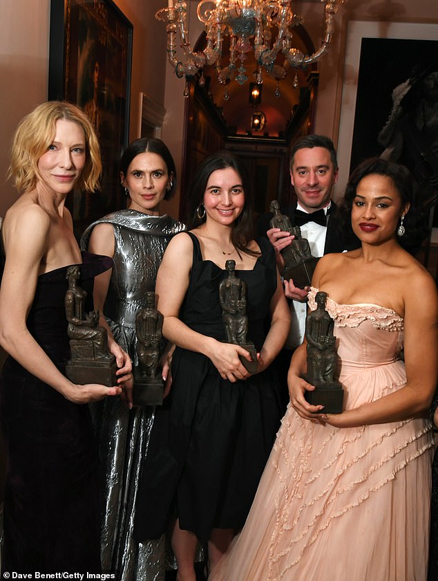 (L to R) Cate Blanchett, Hayley Atwell, Ava Pickett, James Graham and Gracie Oddie-James