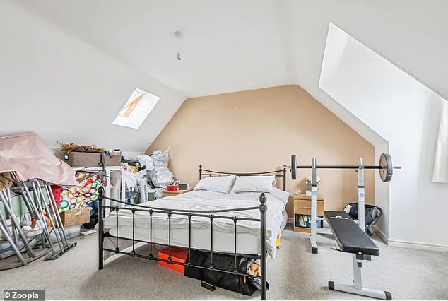 A four-bedroom detached house in Shildon with two ensuite shower rooms is up for £189,000