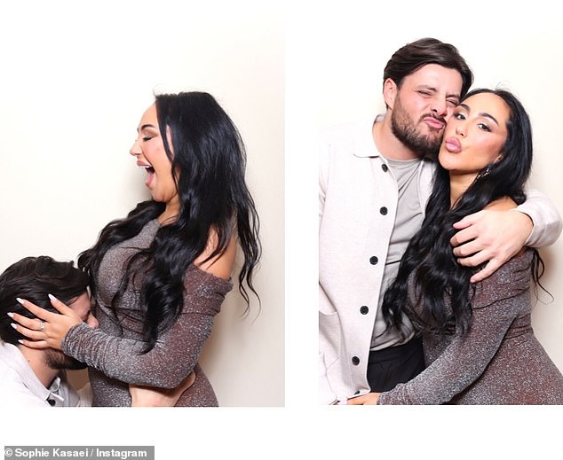 Sharing a series of photos of the couple from happier times, the pregnant star, who is expecting the couple's first child, stressed how 'life can change in the blink of an eye'