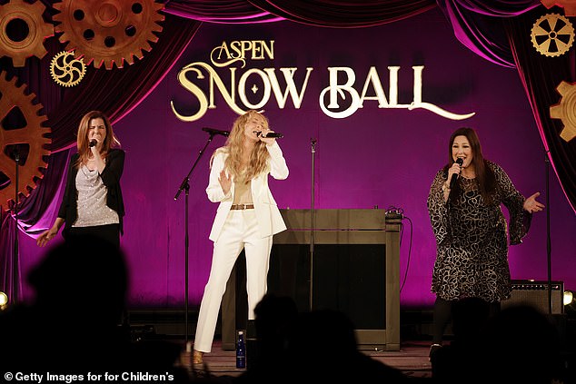 The three singers also performed some of their greatest hits