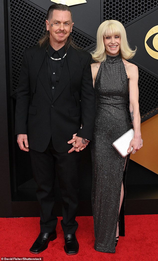 Kelly was last pictured with Sid at the Grammy Awards in February and, since then, has only made public appearances with friends or her mother, Sharon (pictured February)