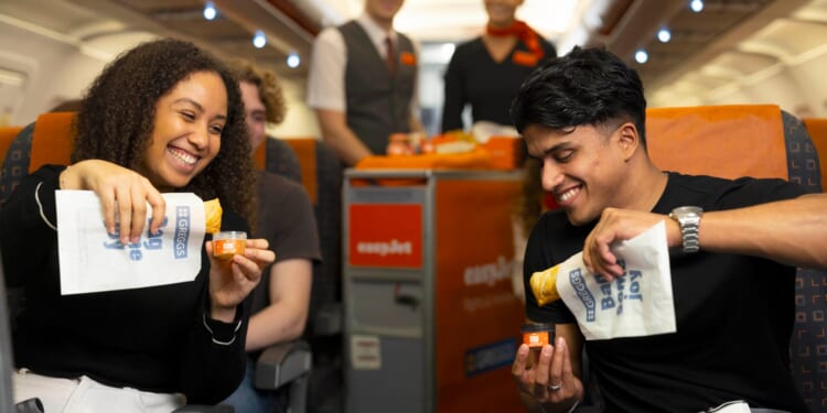 easyJet serves FREE Greggs sausage rolls on board some flights for first time