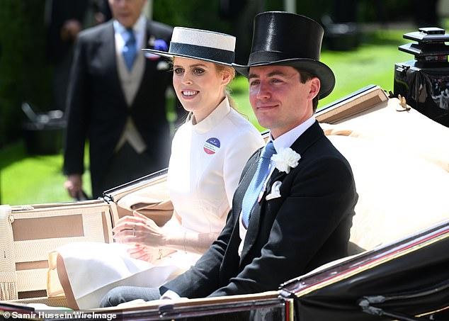 The couple at Royal Ascot in 2022. Edo – whose own parents were long-time friends of the Yorks – knew exactly what kind of family he was marrying into, writes Nadine