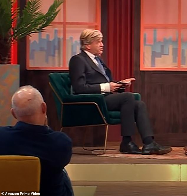 Richard was brought in to try and get a few giggling and while interviewing Romesh Ranganathan , 47, asked the funnyman and father-of-three on tips to conceive a family.