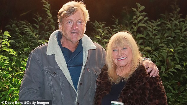 The GMB host, 69, joined the nation's top comedians on the show as they are set the challenge of making each other laugh, without laughing themselves (pictured with wife Judy, 77)