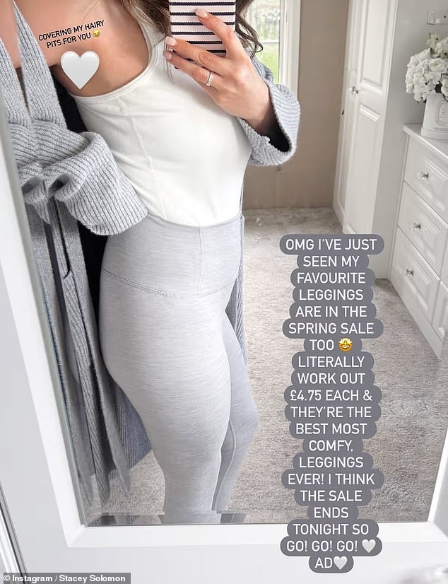 Amazon Affliates can be lucrative for stars with a large following, with items such as clothing, including a pair of leggings she called 'the best ever,' offering a hefty 6% commission