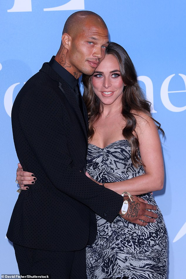 The former Crips gangster is also father to seven-year-old son Jayden from his two-year relationship with Topshop heiress Chloe Green (R, pictured in 2018), which ended in 2019