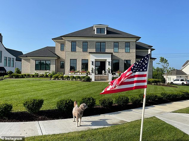 Taylor's house, across the road from where the brawl took place