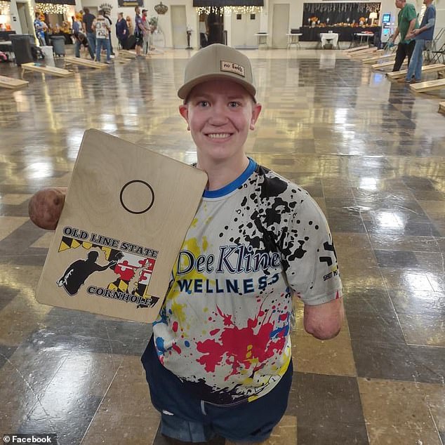 Dayton Webber, now 27, said his passion for cornhole began when he was about 8