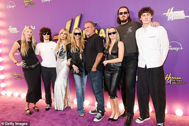 Brandi's boyfriend, Matt Southcombe (second from right), was also in attendance