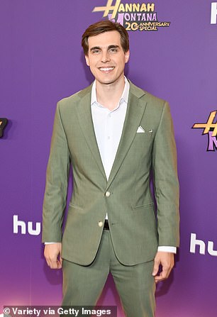 Cody Linley - who played Jake Ryan - seen on Monday