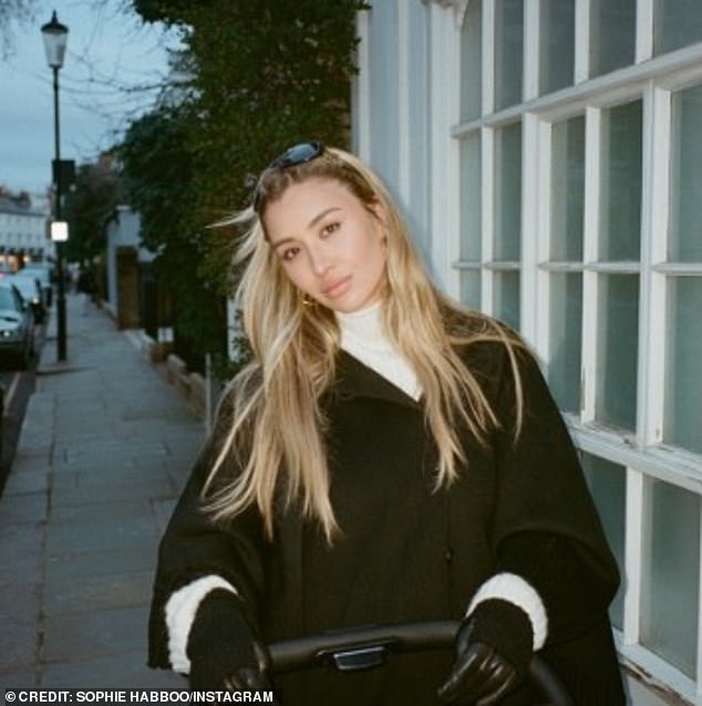 Sophie Habboo said she's 'grateful' for husband Jamie Laing as she gave a sweet glimpse into her life as a new mother, after her spouse sparked outrage with his 'superwoman' post