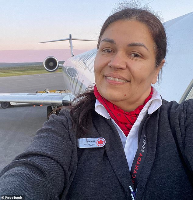Solange Tremblay, a female flight attendant who was ejected through the front of the jet while still strapped to her jump seat, was expected to make a full recovery