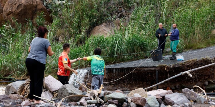 Threat to life alert as Storm Therese hits Canaries with dams spilling & whole towns locked down… with MORE rain to come